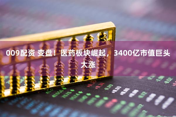 009配资 变盘！医药板块崛起，3400亿市值巨头大涨